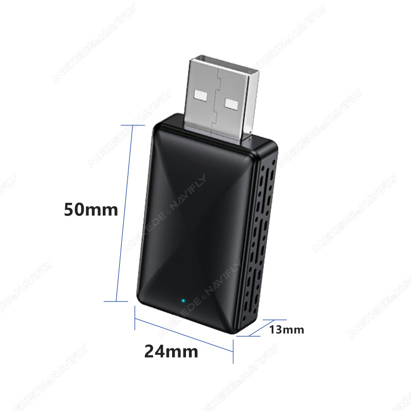 CarPlay juhtmevaba autoadapter, kaablilt juhtmevabasse konverterisse, 12V toide, MEKEDE, 1-aastane garantii