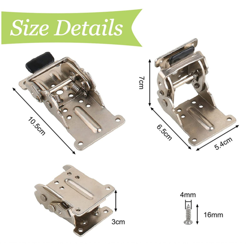 90° iseseisvalt lukustuv kokkukäiv lauajalga hinged, rauast korpus, tsinkkate, mudel ZBT-506, siseriiklikuks kasutamiseks