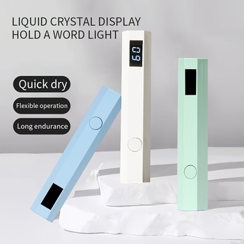 Lampa na sušenie nechtov, osmiuholníkového tvaru, prenosná, batériová, model 8806