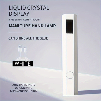 Lampa na sušenie nechtov, osmiuholníkového tvaru, prenosná, batériová, model 8806