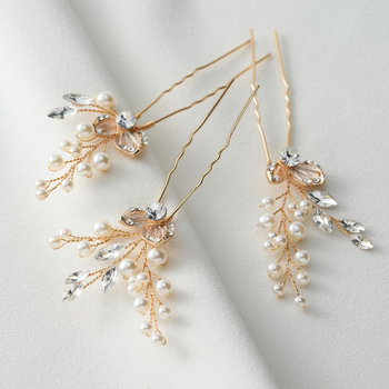 Hrebienok na vlasy z zliatiny, ručne vyrobený, diamantový tvar, štýl európsko-americký, svadobný doplnok