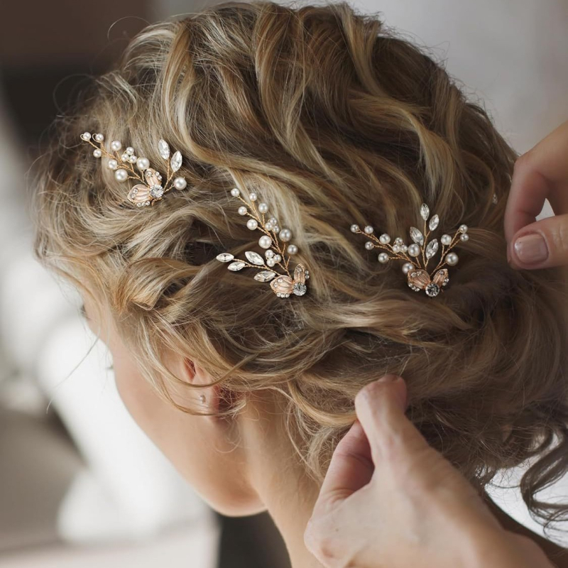 Hrebienok na vlasy z zliatiny, ručne vyrobený, diamantový tvar, štýl európsko-americký, svadobný doplnok