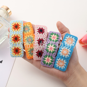 Laste juukseklips, käsitsi valmistatud villa BB klips, boheemlase stiil