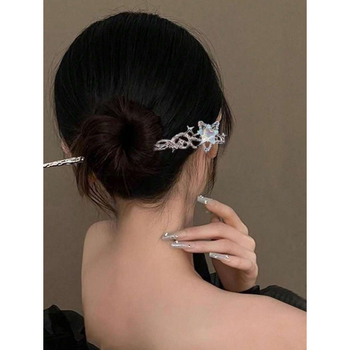 Star Hair Clip és Moon Hairpin, Modern kínai stílus, Típus: csat, Anyag: Red Bean, Termékkód: sh42430063, Kiadás: 2025 téli szezon, Kizárólagos határon átívelő export