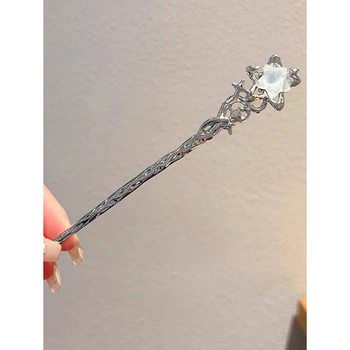 Star Hair Clip és Moon Hairpin, Modern kínai stílus, Típus: csat, Anyag: Red Bean, Termékkód: sh42430063, Kiadás: 2025 téli szezon, Kizárólagos határon átívelő export