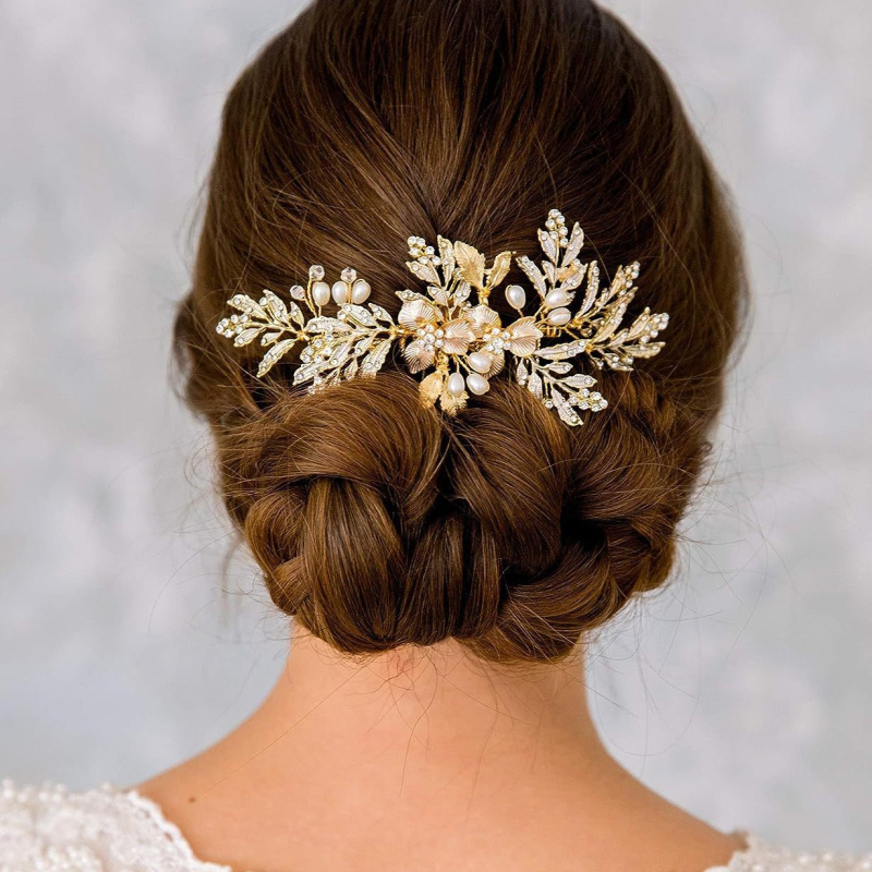 Kovový hrebeň na vlasy pre ženy — prispôsobiteľné spracovanie, individuálne balenie, doplnok na hlavu