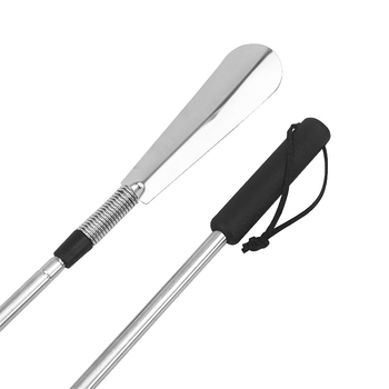 Nerūdceva terasest tõmmatav kingaork — mudel: Stainless steel retractable shoehorn, bränd: junyiking, stiil: Scaling, sobib kõigile aastaajale