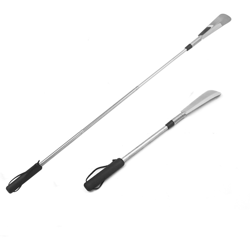 Nerūdceva terasest tõmmatav kingaork — mudel: Stainless steel retractable shoehorn, bränd: junyiking, stiil: Scaling, sobib kõigile aastaajale