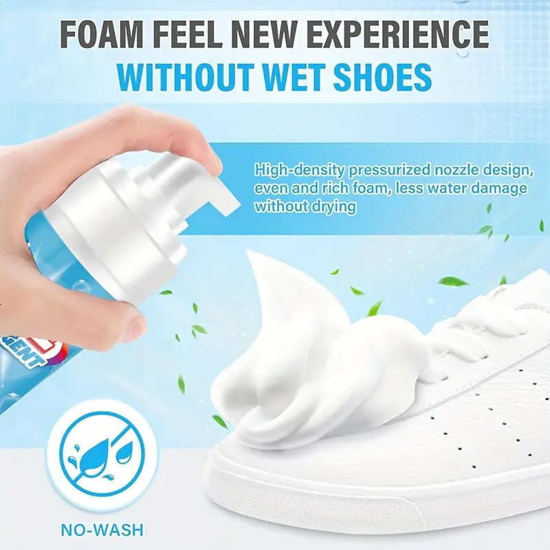 Nuokaiqi vahustav jalatsite puhastussprei – valgendus ja desinfitseerimine, päritolu Guangzhou, mudel Sa32-4