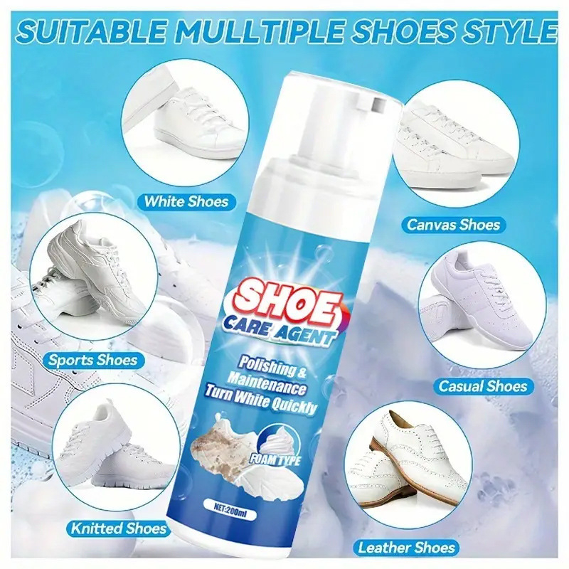 Nuokaiqi vahustav jalatsite puhastussprei – valgendus ja desinfitseerimine, päritolu Guangzhou, mudel Sa32-4