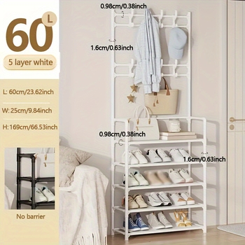 Metallist jalatsite ja mütsiraam, kaasaegne minimalistlik stiil, mitmekülgne, kohandatav näidiste järgi, konfigureeritav 4–7 kihti