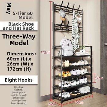 Metallist jalatsite ja mütsiraam, kaasaegne minimalistlik stiil, mitmekülgne, kohandatav näidiste järgi, konfigureeritav 4–7 kihti