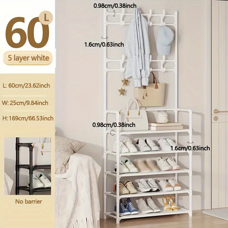 Metallist jalatsite ja mütsiraam, kaasaegne minimalistlik stiil, mitmekülgne, kohandatav näidiste järgi, konfigureeritav 4–7 kihti