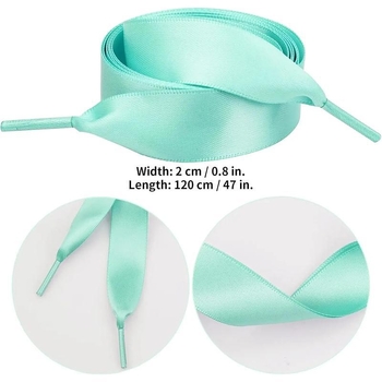 Šnúrky do topánok, ploché a široké, pre plátené topánky, jar