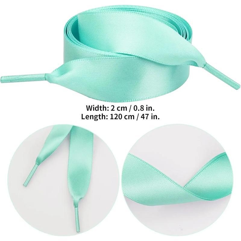 Šnúrky do topánok, ploché a široké, pre plátené topánky, jar