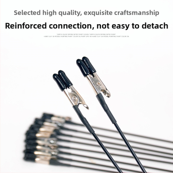 Gundam-mudeli värvimise ja kuivamise klips aerograafi tööriistaga, anti-pain krokodilli klips, metall/plastikust korpus, 63 g