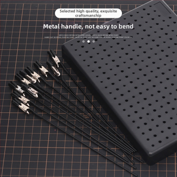 Gundam-mudeli värvimise ja kuivamise klips aerograafi tööriistaga, anti-pain krokodilli klips, metall/plastikust korpus, 63 g