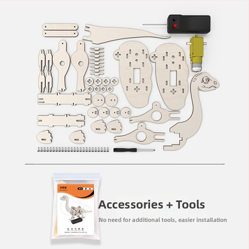 Puidust teaduse ja tehnoloogia DIY komplekt — elektriline, mitmefunktsiooniline, 7–14-aastastele