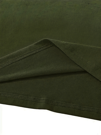 Naiste puuvillane T-särk brokoli graafilise trükiga, ümmargune kaelus, lühikesed varrukad, merceriseeritud materjal