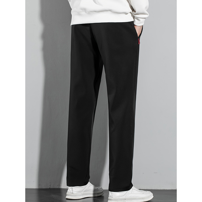 Igapäevased spordipüksid elastse vööga, vaba lõikega, pikad, fliisvoodriga, nelja aastaajaga