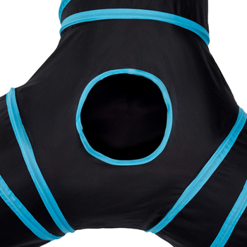 Kassi tunnelimäng, hingav kangas, siseruumides kasutamiseks, kassidele