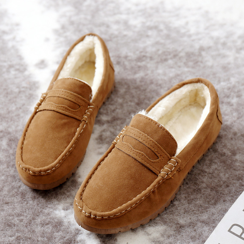 Talvised uued stiilsed soojad fliisvoodriga mokasiinid naistele 2023. aastaks, Korea stiilis, mitmekülgsed, paelteta, populaarsed puuvillased kingad veebist.