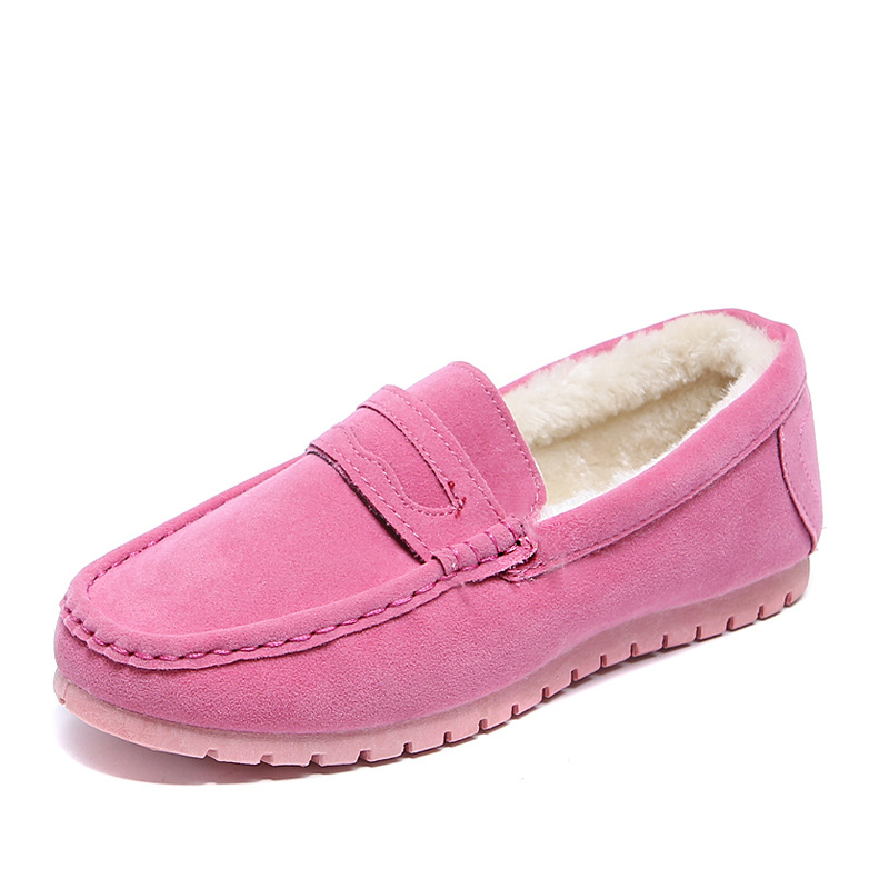Talvised uued stiilsed soojad fliisvoodriga mokasiinid naistele 2023. aastaks, Korea stiilis, mitmekülgsed, paelteta, populaarsed puuvillased kingad veebist.