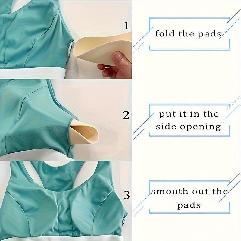 Rinnahoidja padjad, paksudest mittekuduvast materjalist, 3 paari, mudel jd1730732213812826341