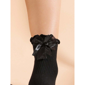 Põlvepikkused spordisokid – liblika sõlme muster, higi imav, 100% peamine kangas