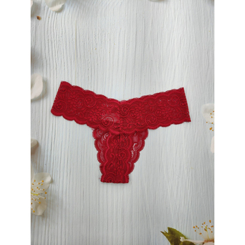 Naiste aluspüksid madala talje, pits, fliis materjal, 3D muster, bambuse vooder