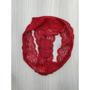 Naiste aluspüksid madala talje, pits, fliis materjal, 3D muster, bambuse vooder