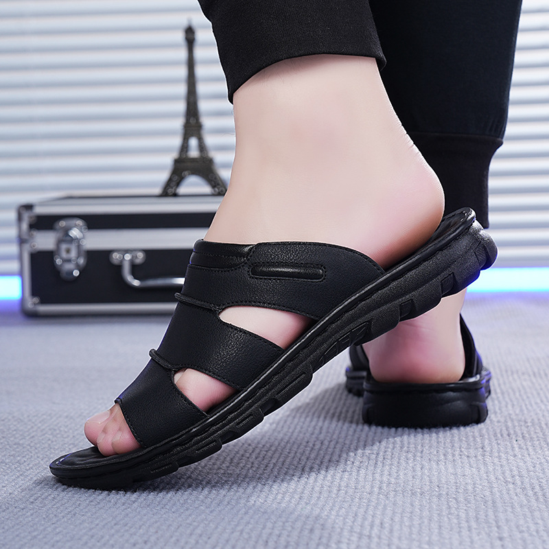 Meeste suvesandlid vabamas stiilis (anti-slip PU ülaosa, PVC talla, täiskasvanutele)