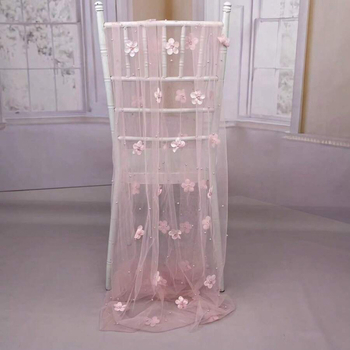 Lilleline šifoonist laua runner, läbipaistev, ebatavaline kuju, õlimaal stiil