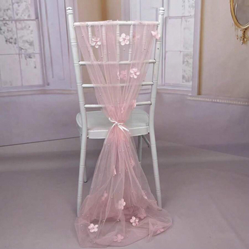 Lilleline šifoonist laua runner, läbipaistev, ebatavaline kuju, õlimaal stiil