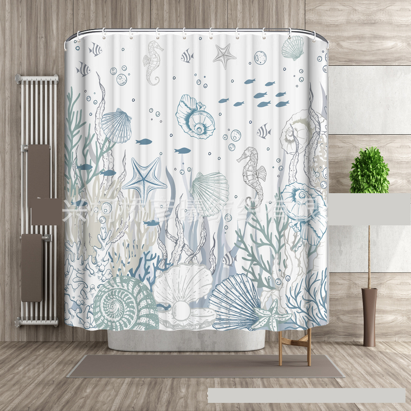 Ookeaniteemalised dušikardinad, vannitoa vahekardinad, digitaalselt trükitud vannitoakomplektid (3- ja 4-osalised), vannitoatarbed – hulgitellimustele kehtivad soodushinnad.