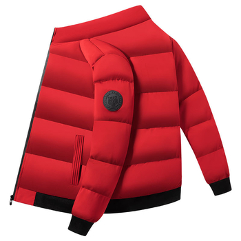 Meeste Corduroy-jakk jänesekarusnahaga, püstise krae ja kapuutsiga