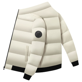 Meeste Corduroy-jakk jänesekarusnahaga, püstise krae ja kapuutsiga