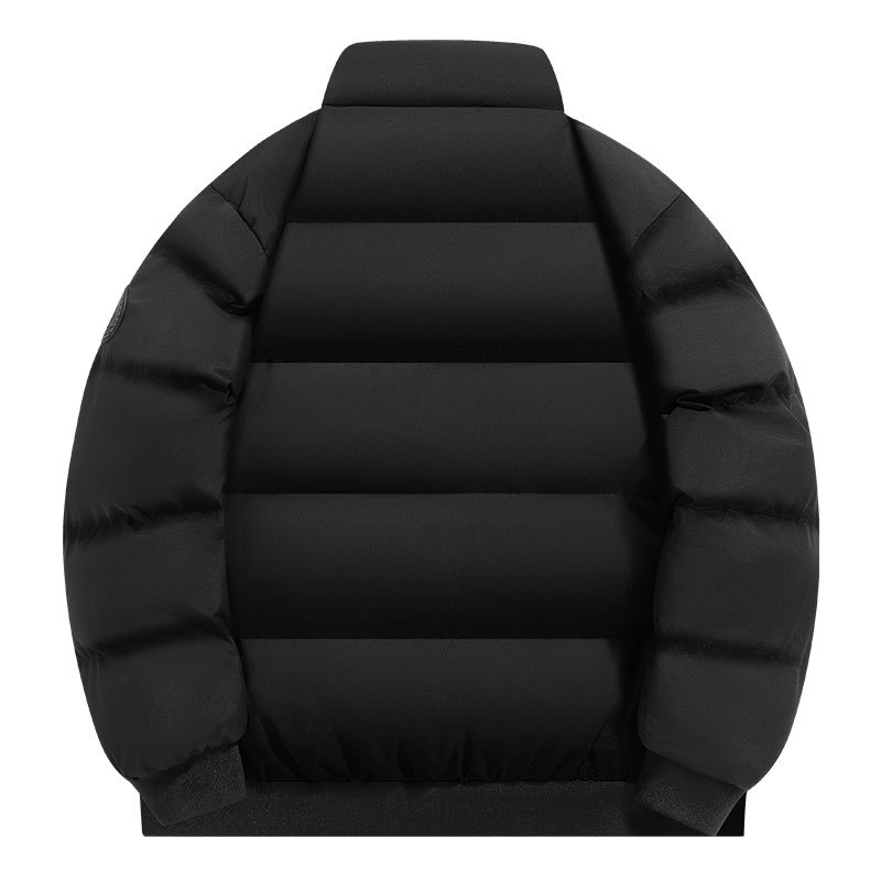 Meeste Corduroy-jakk jänesekarusnahaga, püstise krae ja kapuutsiga