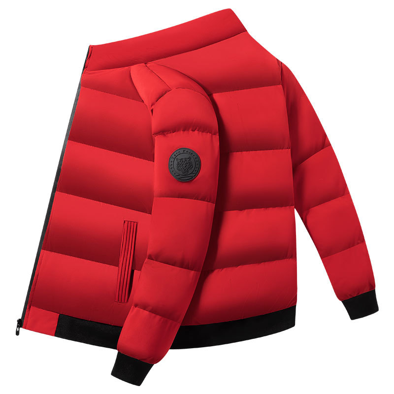 Meeste Corduroy-jakk jänesekarusnahaga, püstise krae ja kapuutsiga