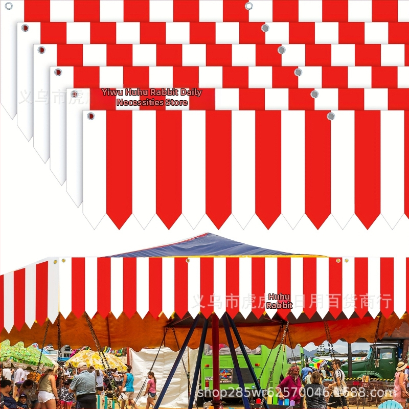 Ürituste lipp unika kujuga — polüester, tsirkuse motiiv, ruumiplaneerimise rekvisiit, bränd Tiger tiger rabbit