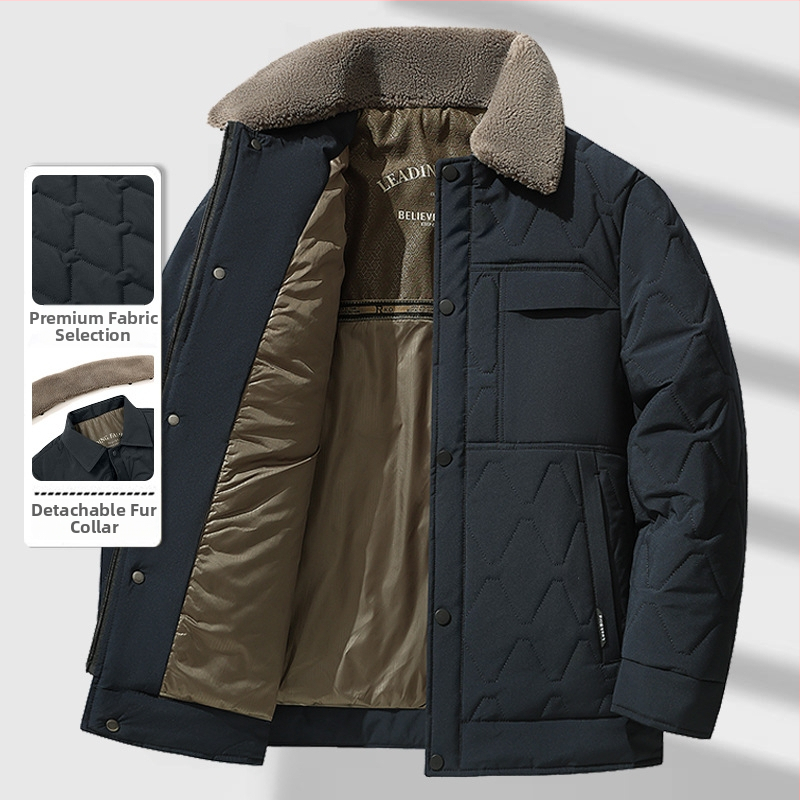 Meeste kardigan-stiilis välisjak, ruuduline mustriga, Turn-down krae, vaba lõige, ühe rea nupud, polüester vooder talveks 2025 sügis