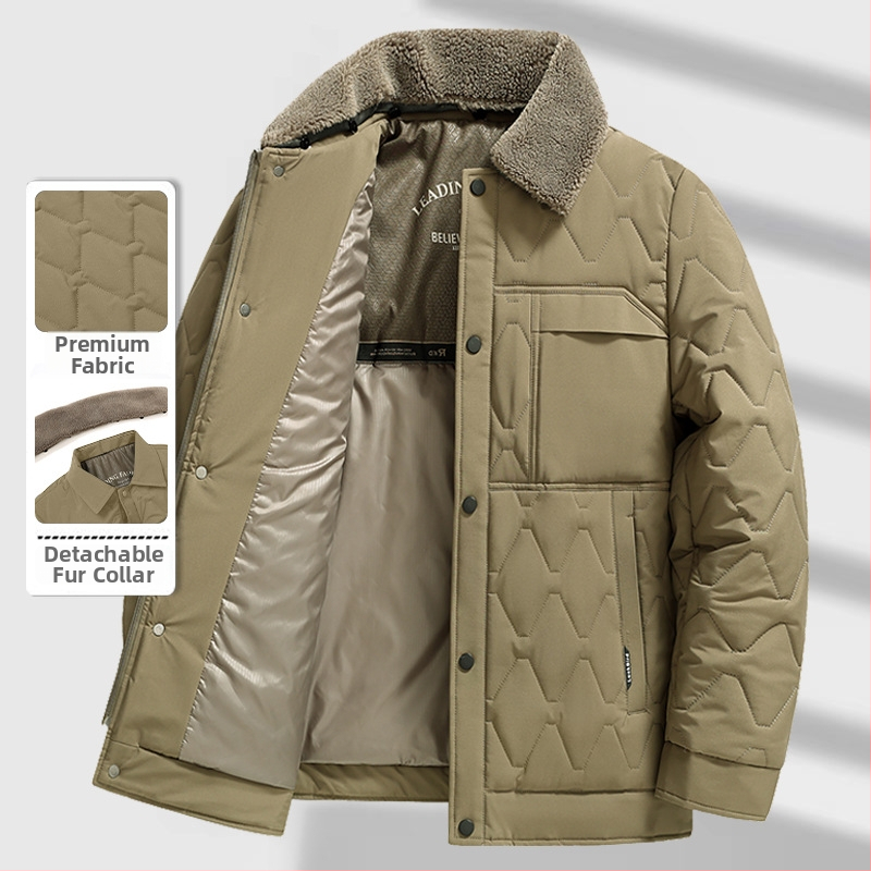 Meeste kardigan-stiilis välisjak, ruuduline mustriga, Turn-down krae, vaba lõige, ühe rea nupud, polüester vooder talveks 2025 sügis