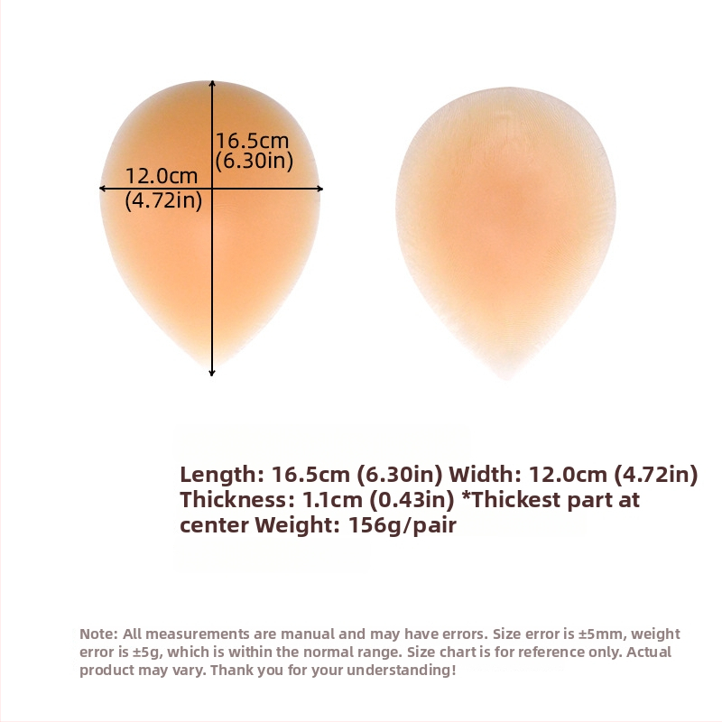 Silikoonist puusapadi, tilgakujuline kuju, nähtamatu, suurendab puusa laiust