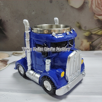 Kai Tu KT188 – Semi-Truck kohvitass, karikatuur, vaigust ornament, sünteetiline vaig
