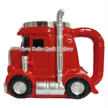 Kai Tu KT188 – Semi-Truck kohvitass, karikatuur, vaigust ornament, sünteetiline vaig