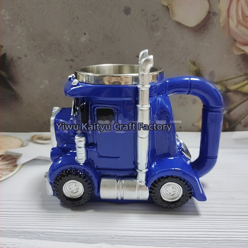 Kai Tu KT188 – Semi-Truck kohvitass, karikatuur, vaigust ornament, sünteetiline vaig