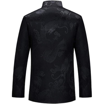 Hiina traditsiooniline särk, vaba lõige, seisev krae, lühikesed varrukad, linane-siidi segu, kortsumiskindel