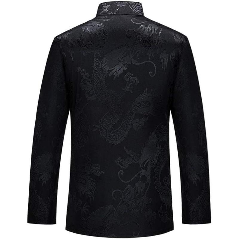 Hiina traditsiooniline särk, vaba lõige, seisev krae, lühikesed varrukad, linane-siidi segu, kortsumiskindel