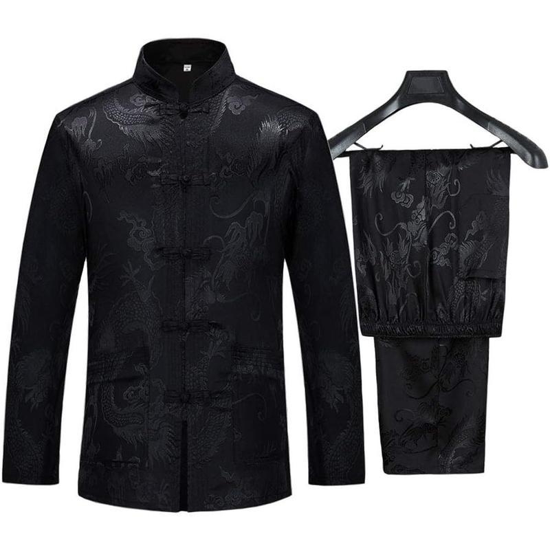 Hiina traditsiooniline särk, vaba lõige, seisev krae, lühikesed varrukad, linane-siidi segu, kortsumiskindel