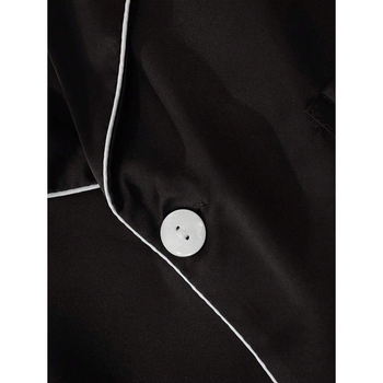 Nailonist magamisriidest komplekt noorukitele – sügis, pullover-stiilis lühikeste varrukatega top ja lühikesed püksid, kolmekohaline komplekt